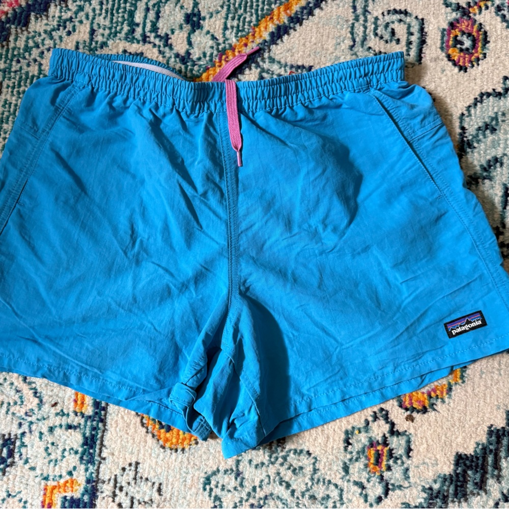 Patagonia Bright Blue “Baggies” Outdoor Shorts